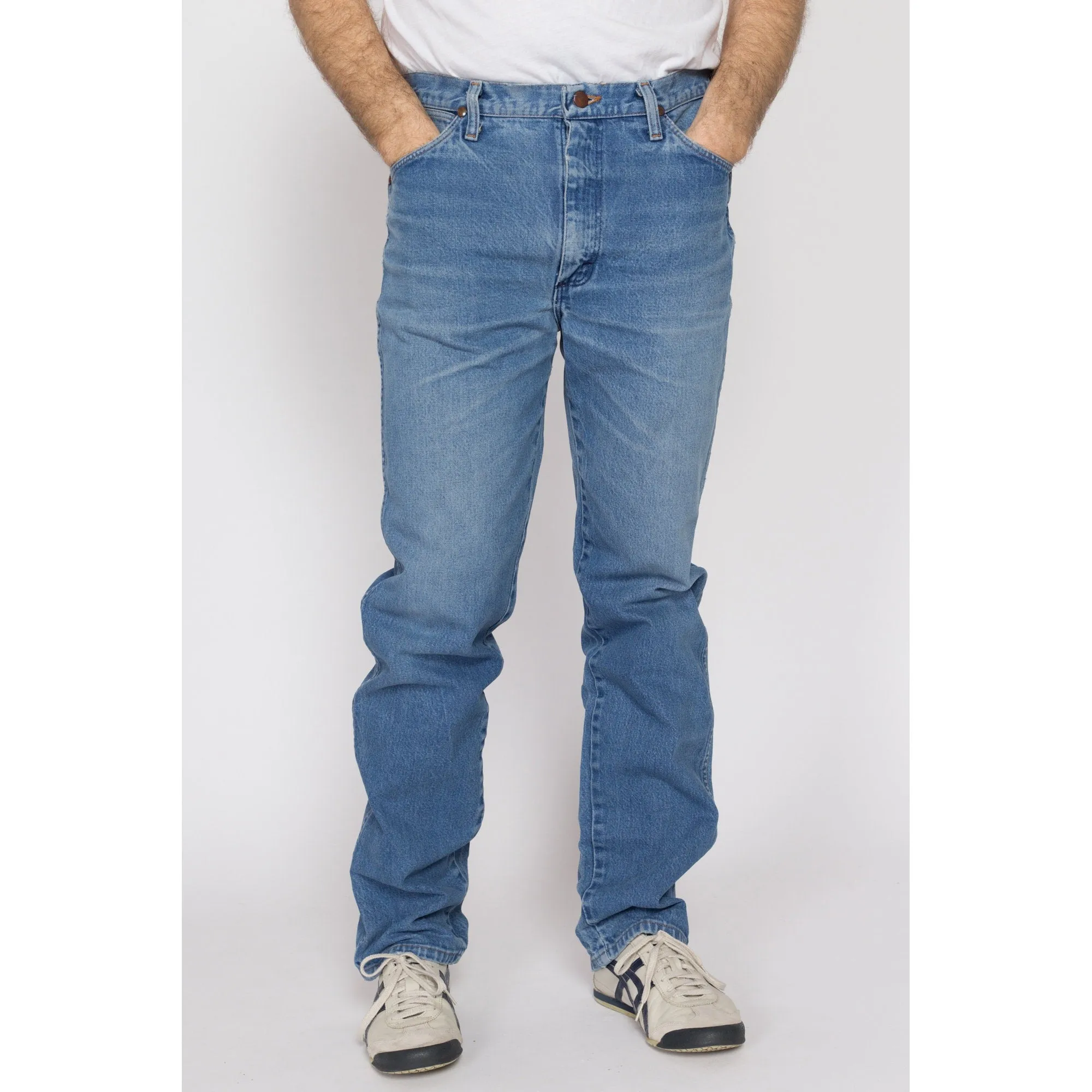 33x34 90s Wrangler Faded Jeans