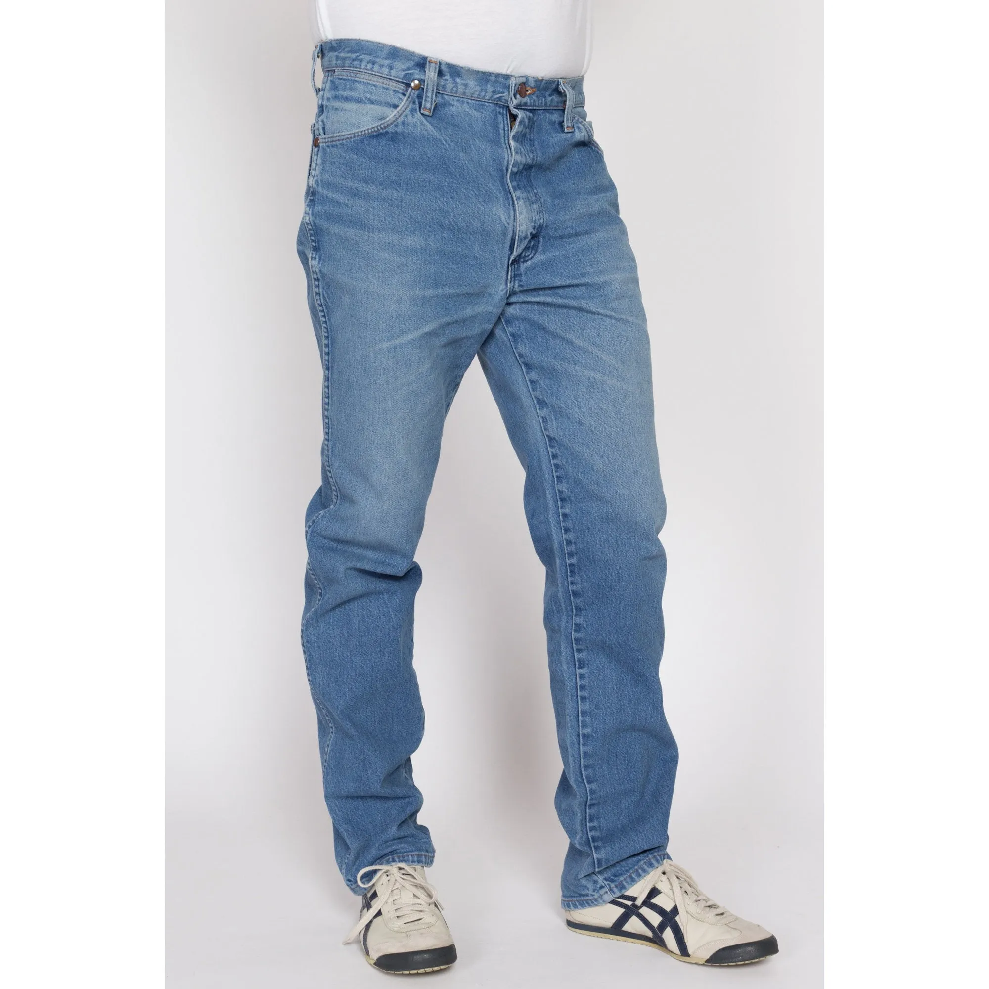 33x34 90s Wrangler Faded Jeans