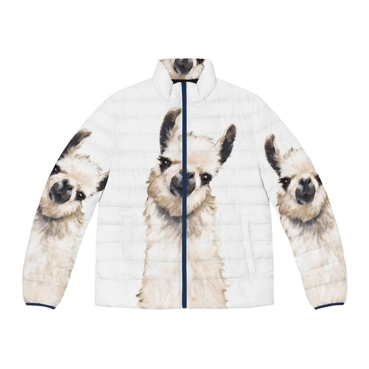 Adorable Llama Puffer Jacket - Warm and Cozy Winter Coat