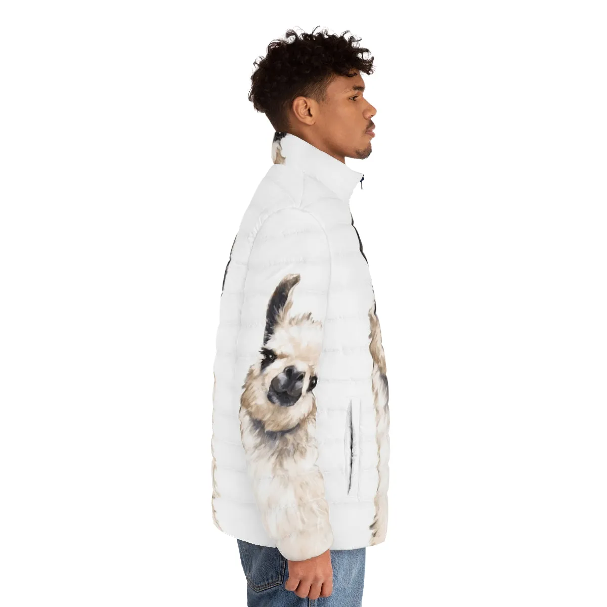 Adorable Llama Puffer Jacket - Warm and Cozy Winter Coat