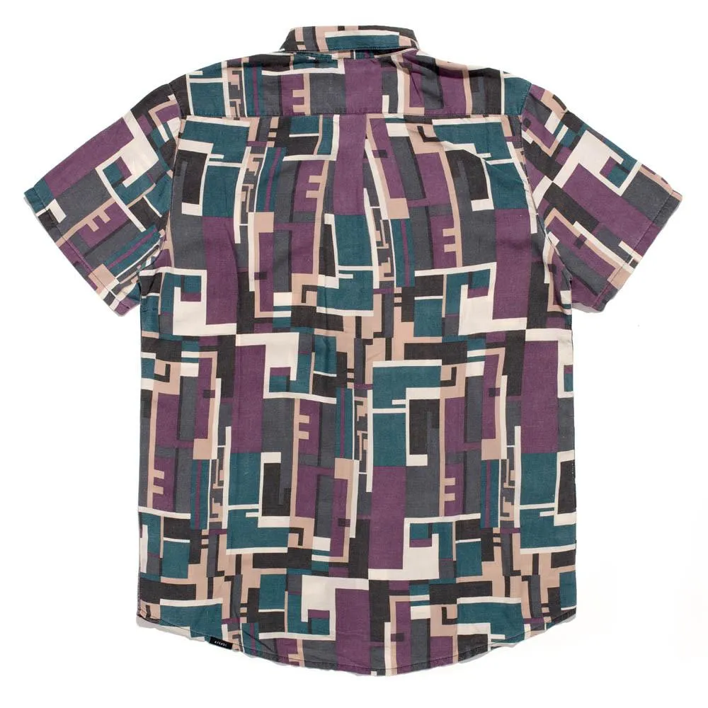 Afends Mens Blox - Short Sleeve Shirt