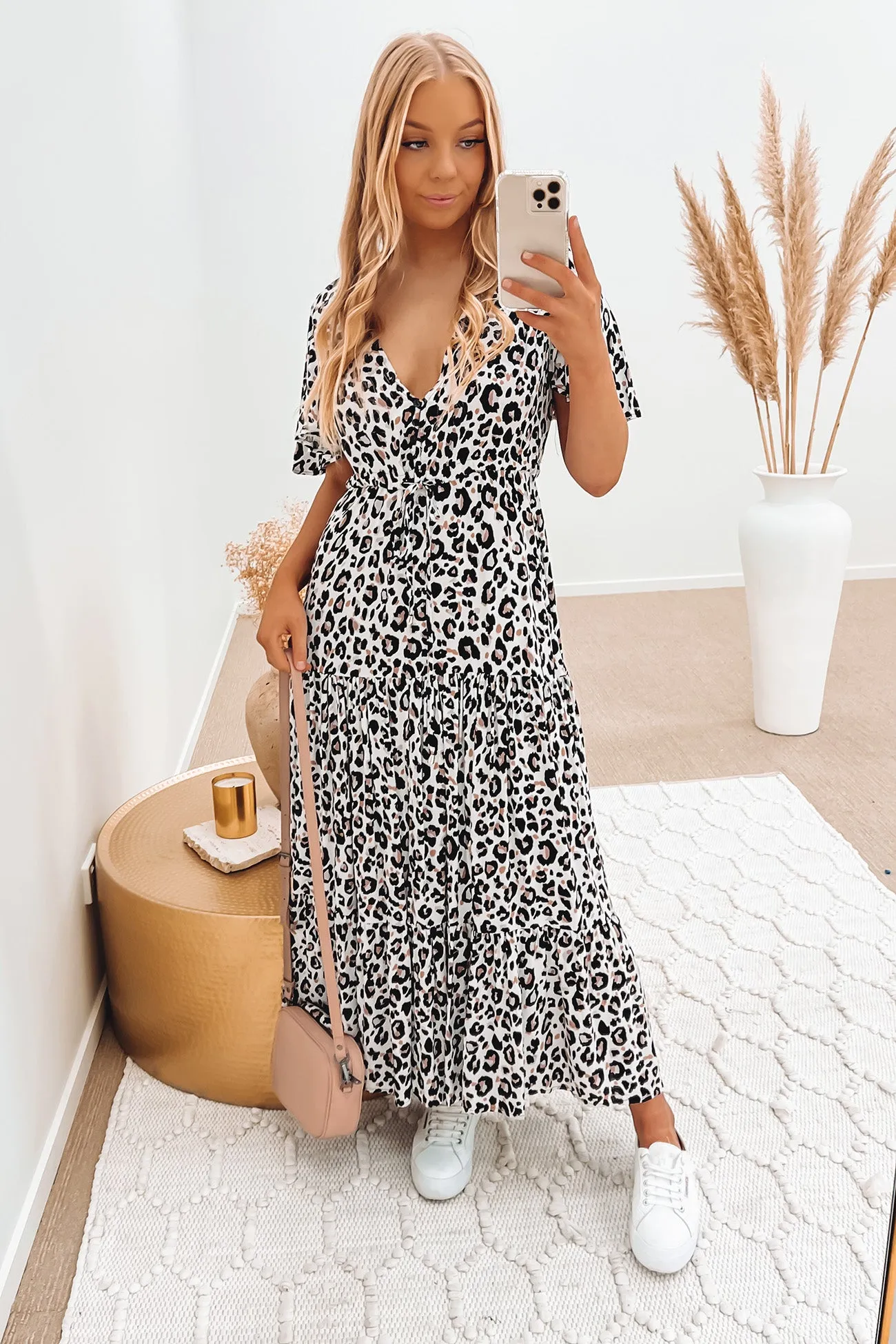 Annalise Maxi Dress Leopard