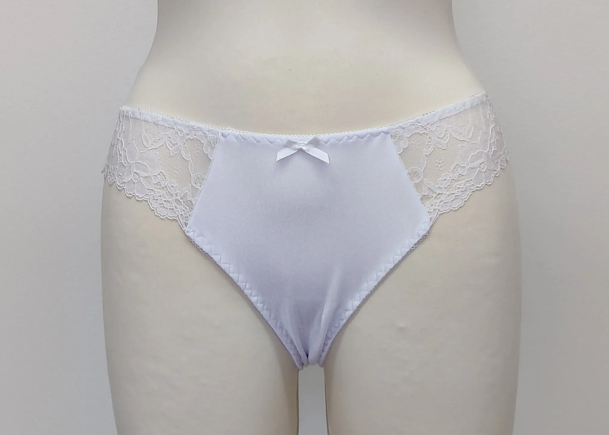 Beige, Pink, White, Black ZIGI Tanga or Thong Lace Panties