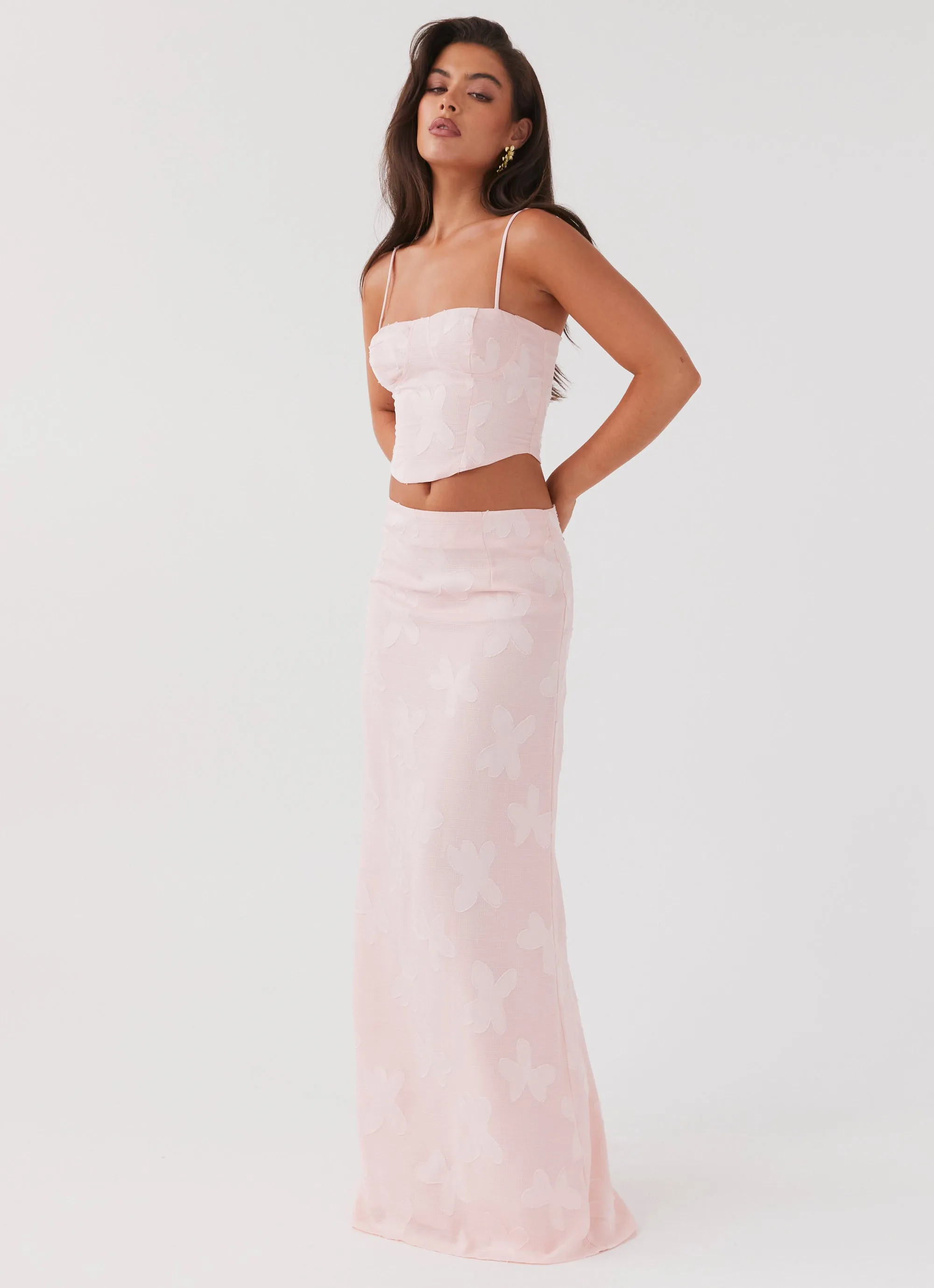 Best Love Maxi Skirt - Pink Petal