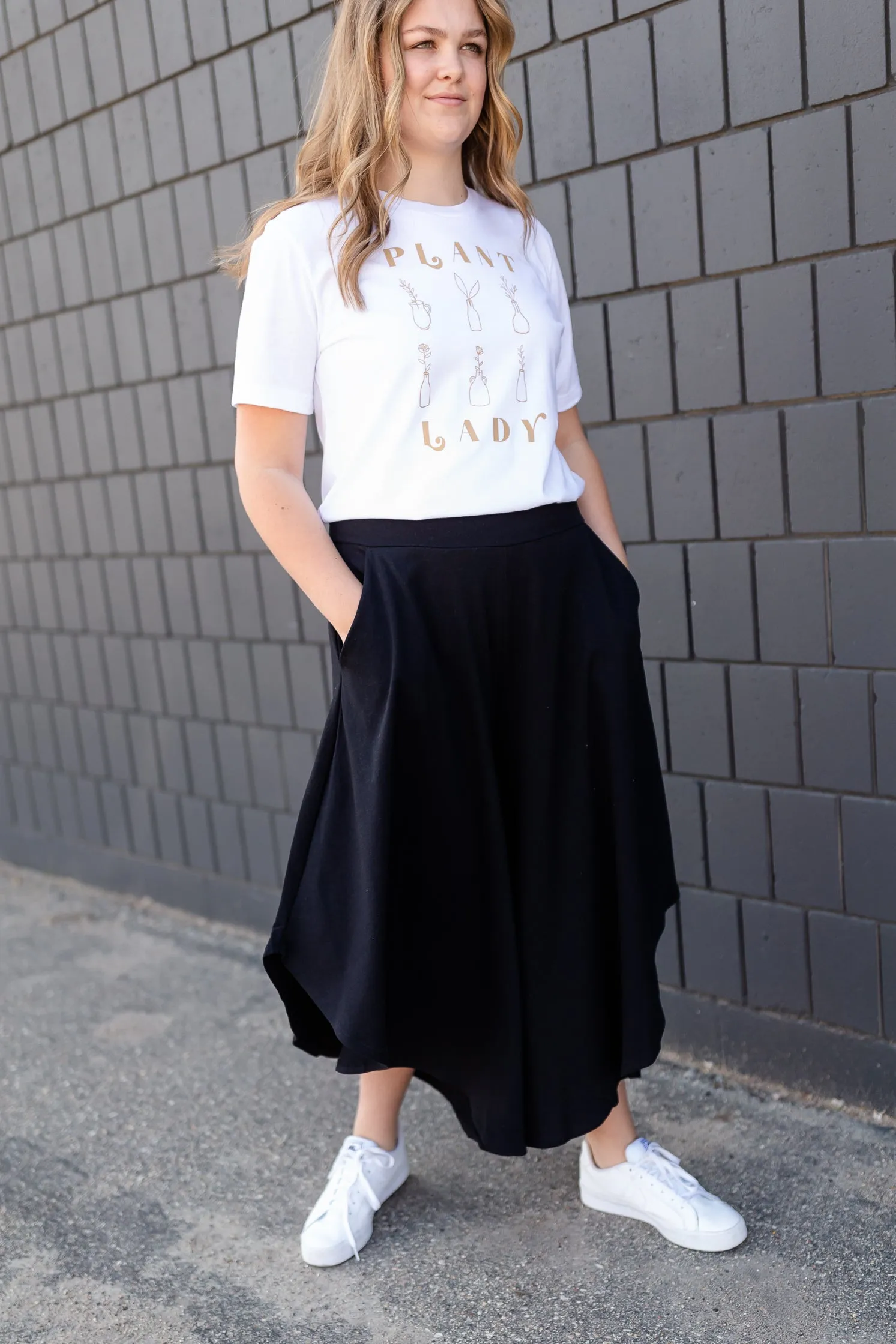 Black Wide Leg Gauchos - FINAL SALE