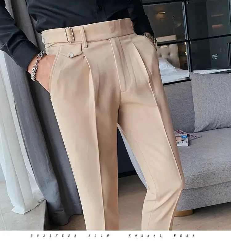 Business Casual Suit Pants - Slim Fit Dress Pants