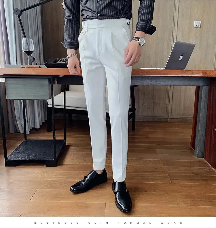 Business Casual Suit Pants - Slim Fit Dress Pants