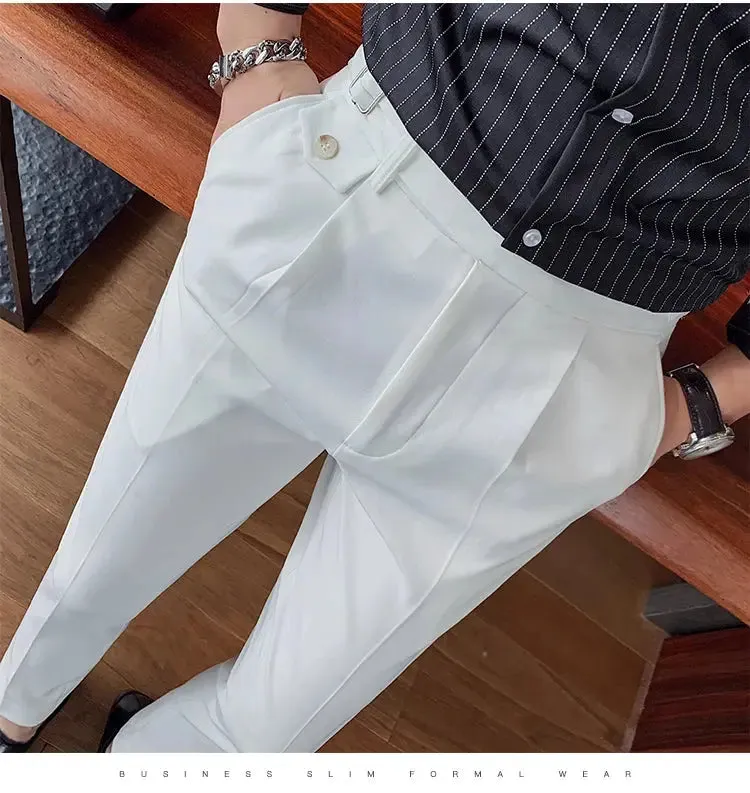 Business Casual Suit Pants - Slim Fit Dress Pants