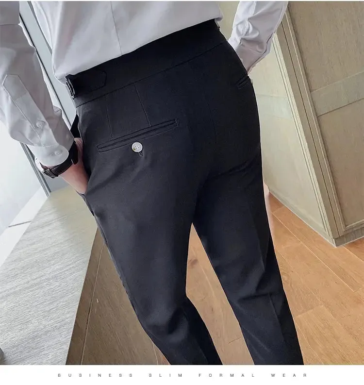 Business Casual Suit Pants - Slim Fit Dress Pants