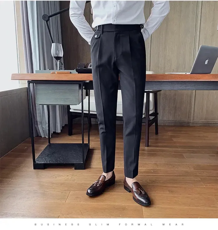 Business Casual Suit Pants - Slim Fit Dress Pants