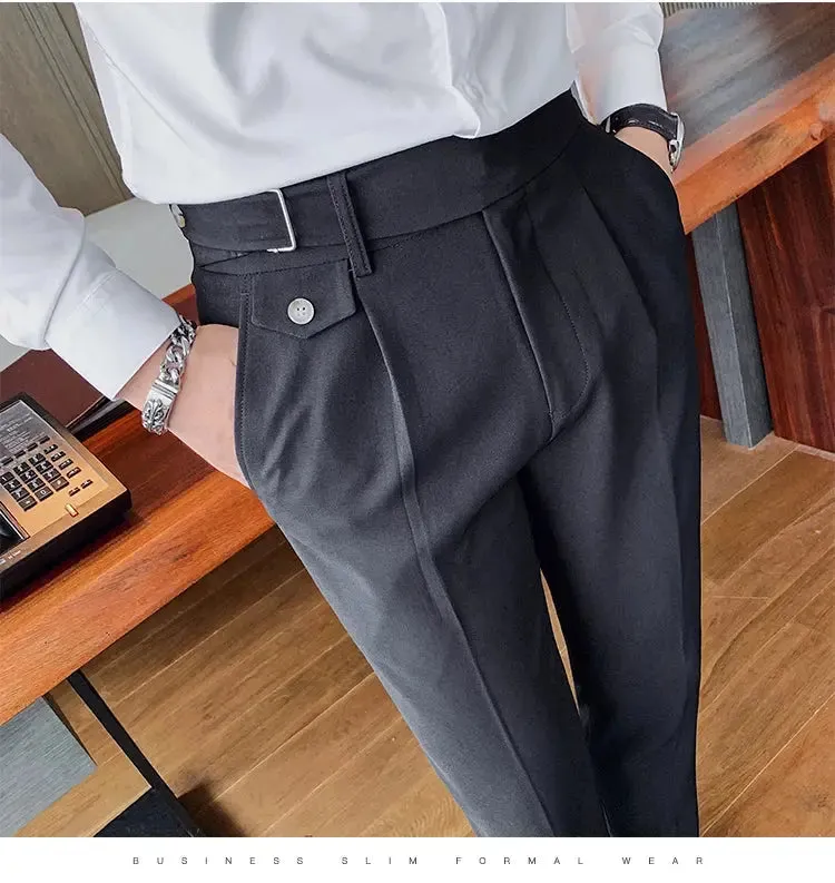 Business Casual Suit Pants - Slim Fit Dress Pants