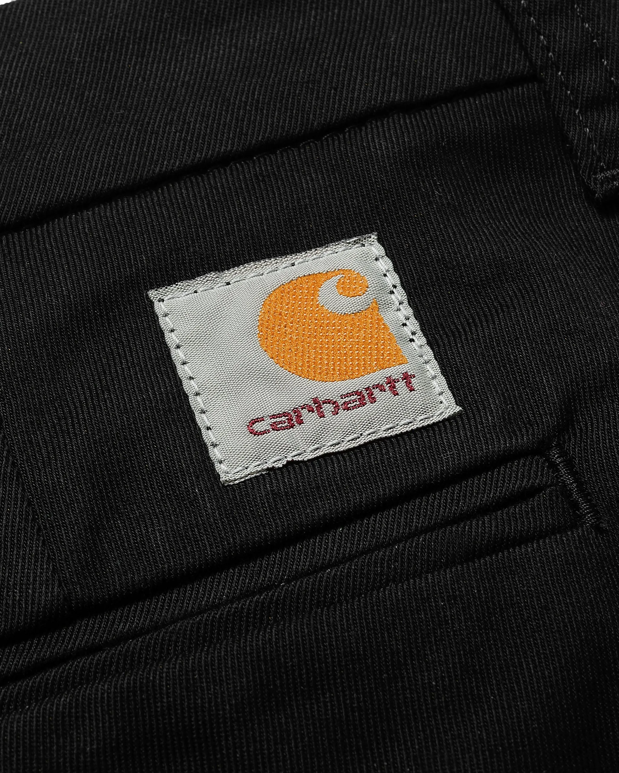 Carhartt WIP Sid Pant Slim Tapered Mens Chinos - Black Rinsed