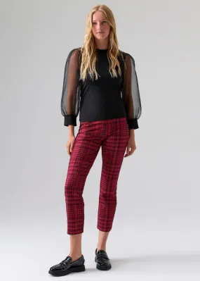 Carnaby Kick Crop Pant - Pink Glen Plaid ***FINAL SALE***