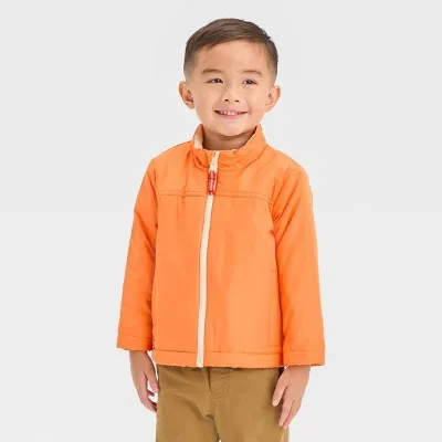 Cat & Jack Toddler Kids Zip-Up Winter Puffer Windbreaker 3-In-1 Jacket