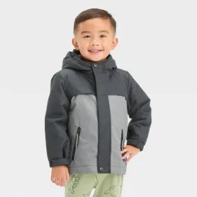 Cat & Jack Toddler Kids Zip-Up Winter Puffer Windbreaker 3-In-1 Jacket