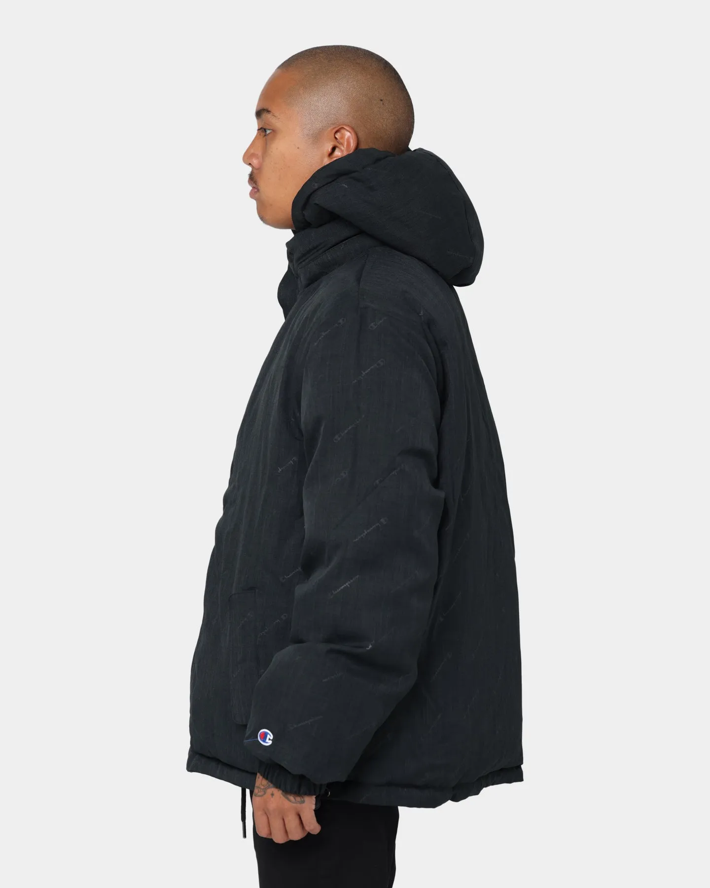 Champion Reversible Puffer Jacket Black