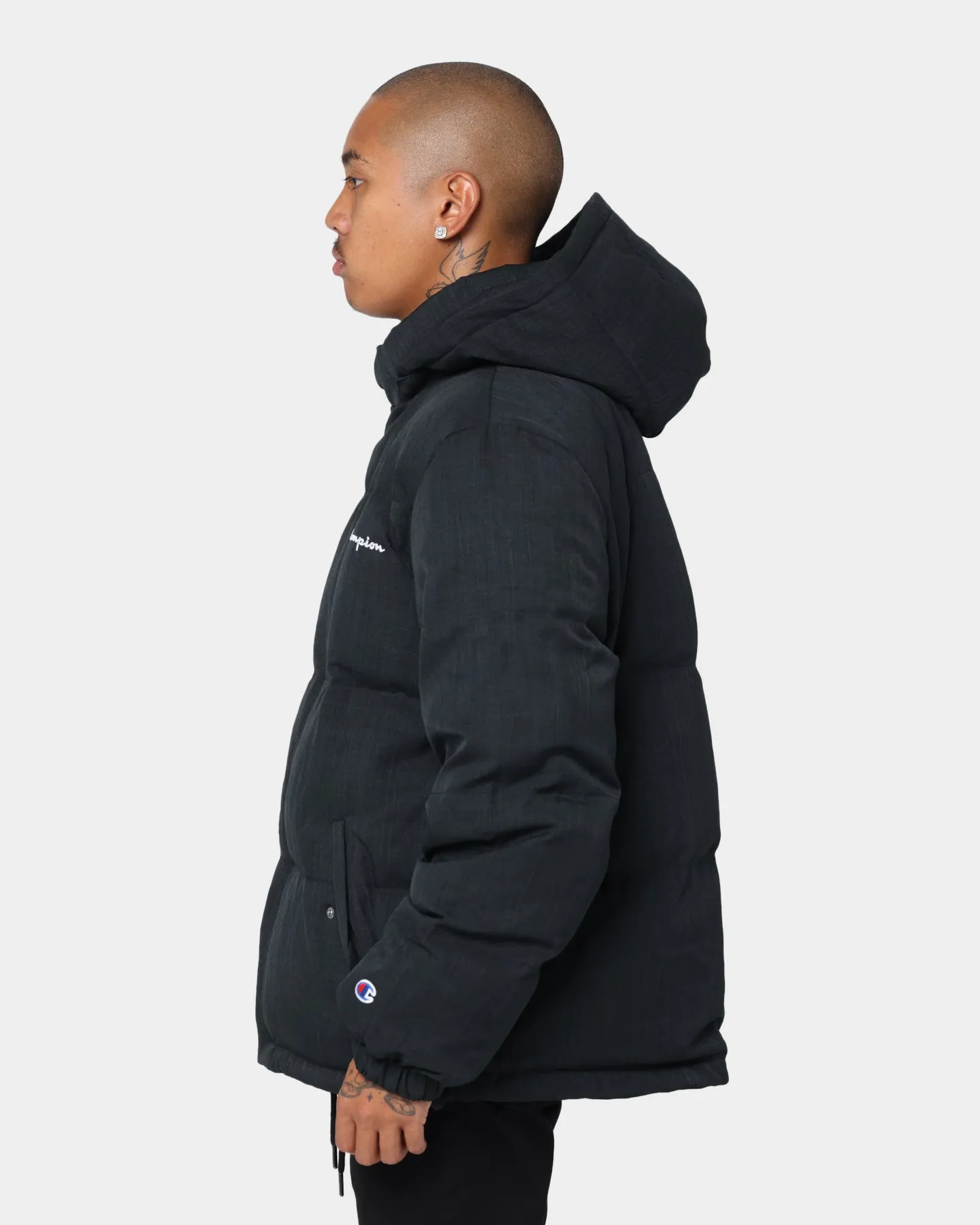 Champion Reversible Puffer Jacket Black