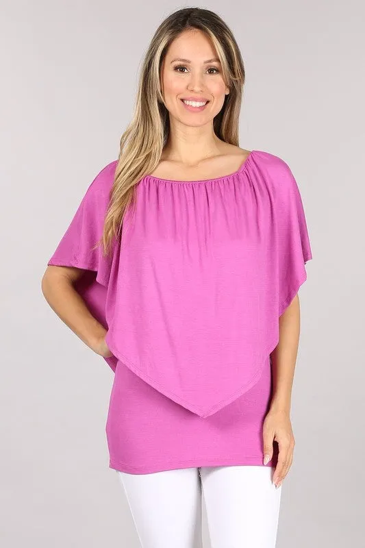 Chatoyant Layer Neckline Tops