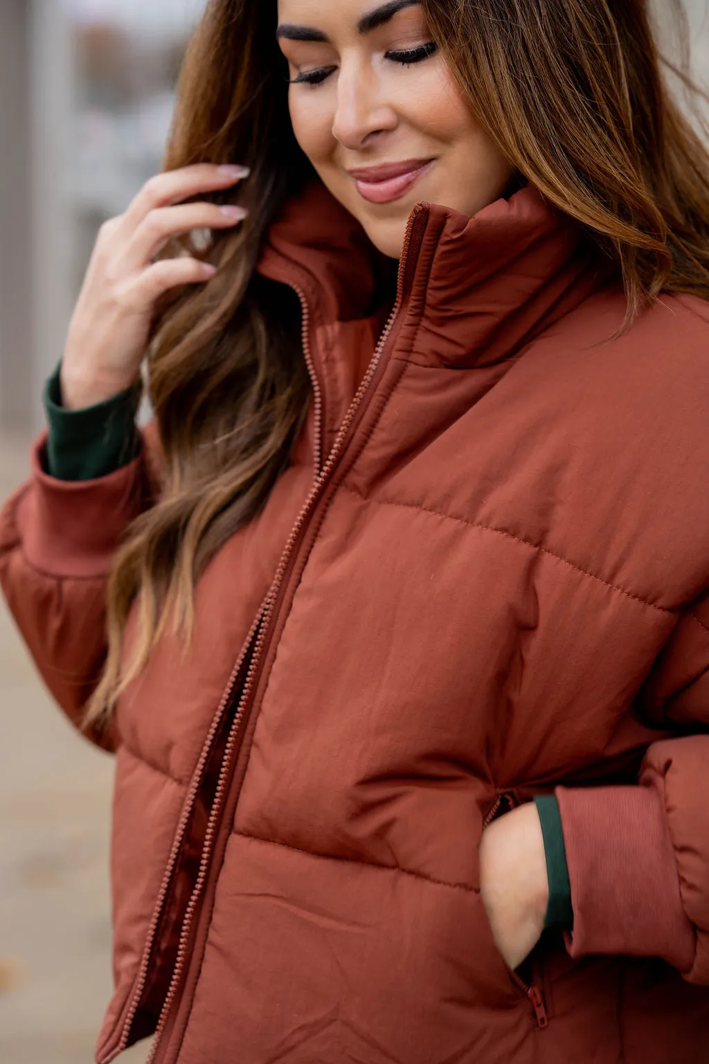 Cozy Cropped Puffer Jacket