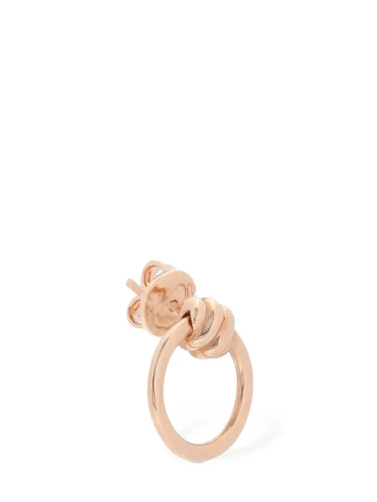 DoDo   9kt Rose gold Nodo mono earring 