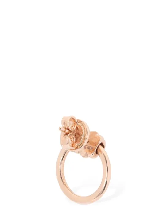 DoDo   9kt Rose gold Nodo mono earring 