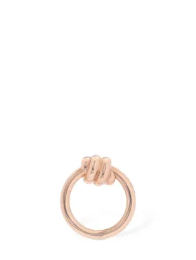 DoDo   9kt Rose gold Nodo mono earring 