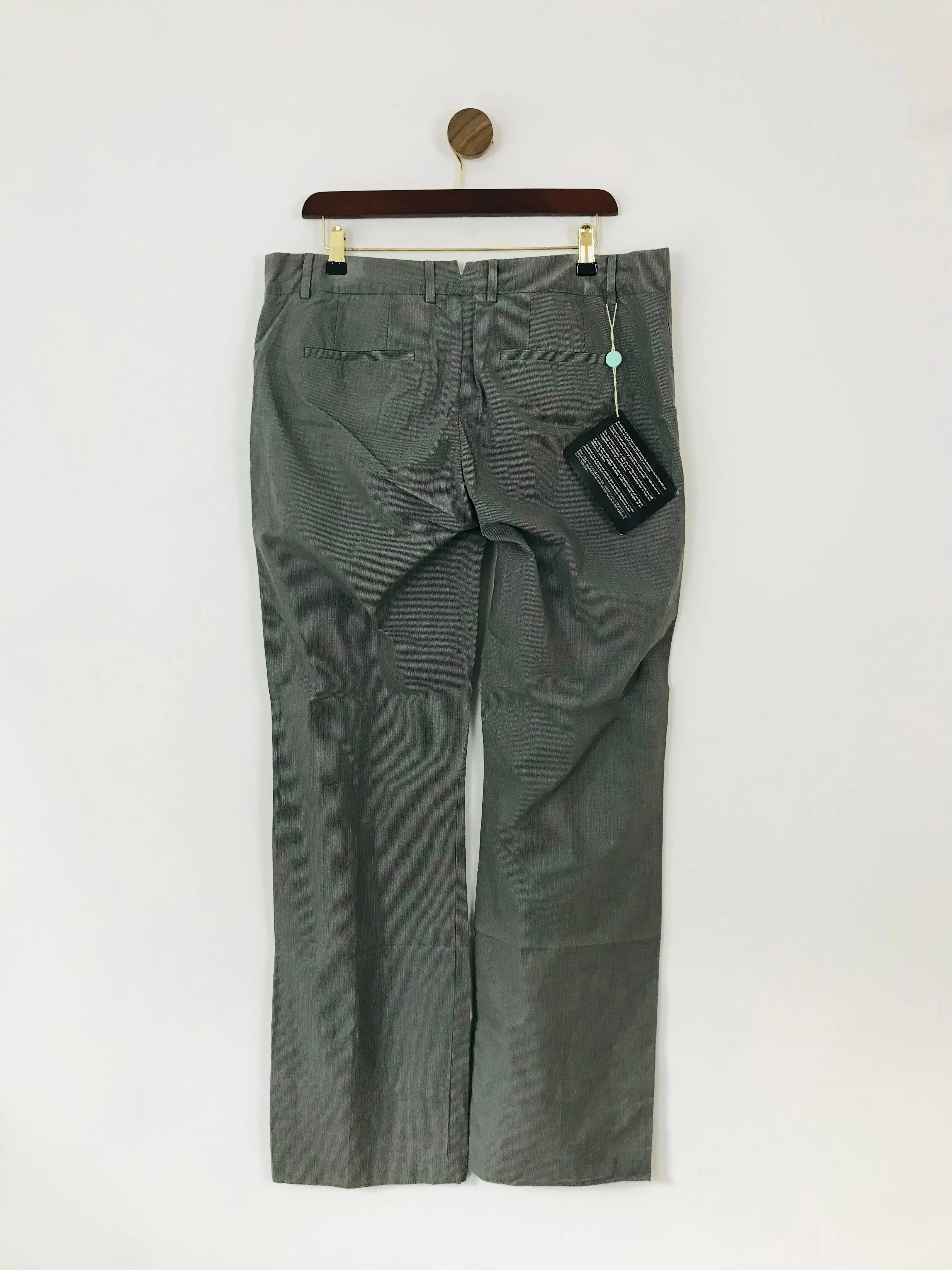 Drykorn for Beautiful People Women's Check Chinos Trousers NWT | 33-34 UK14-16 | Grey