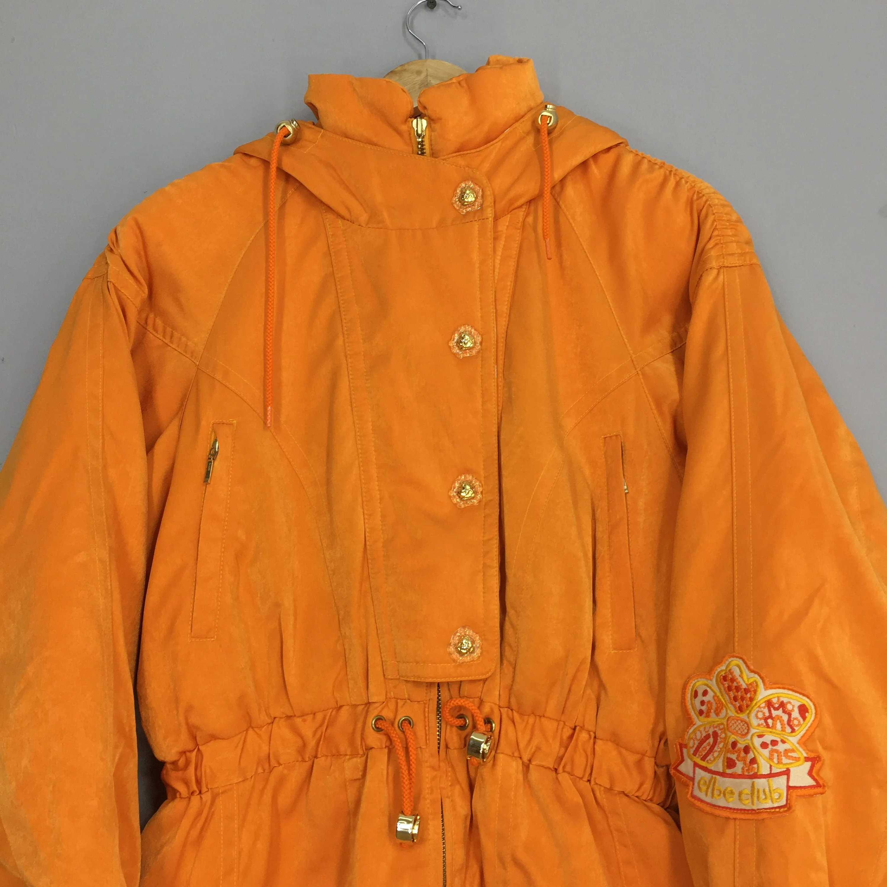 Elbe Club Japan Orange Ski Jacket Medium