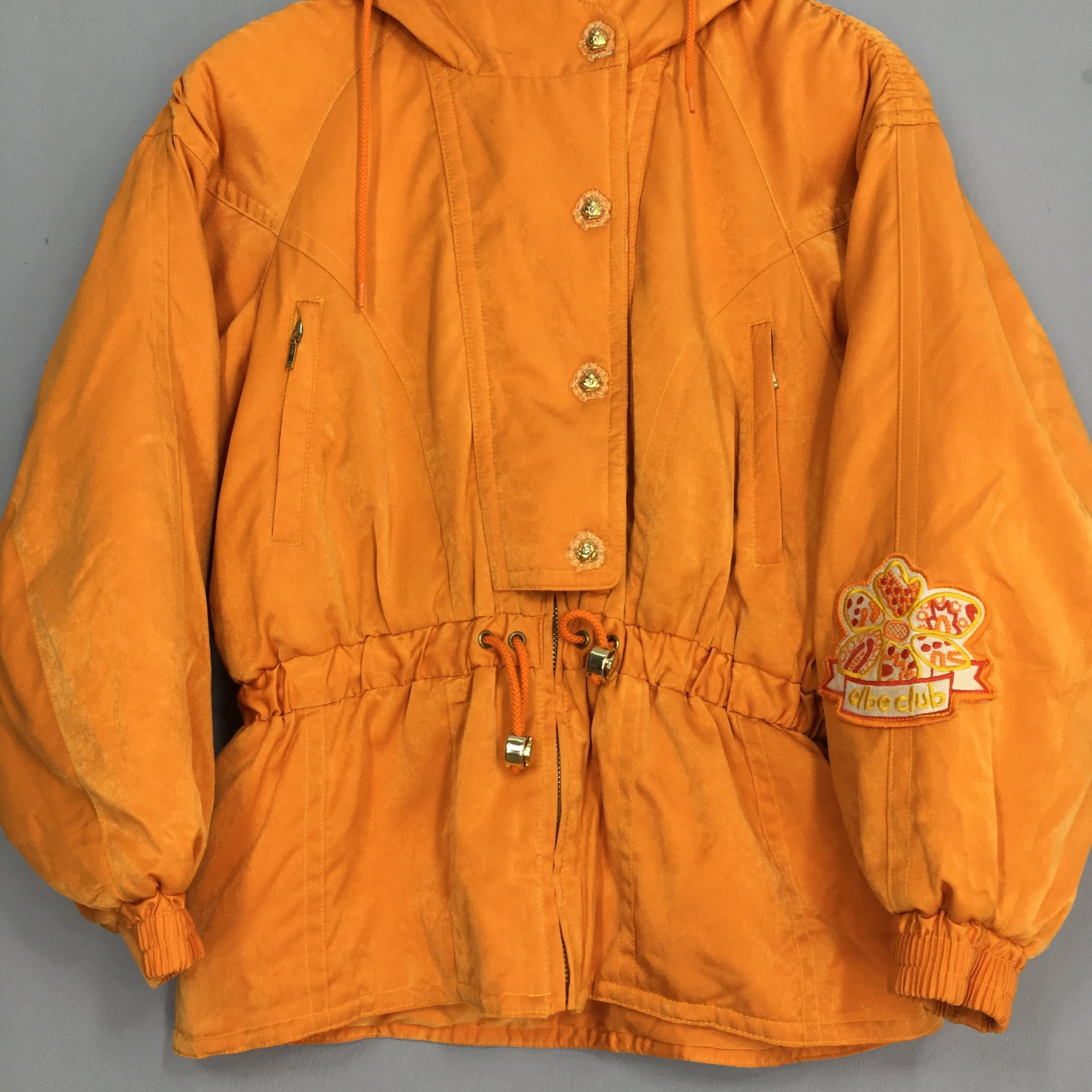 Elbe Club Japan Orange Ski Jacket Medium