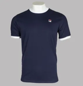 Fila Vintage Marconi Ringer T-Shirt Navy/White