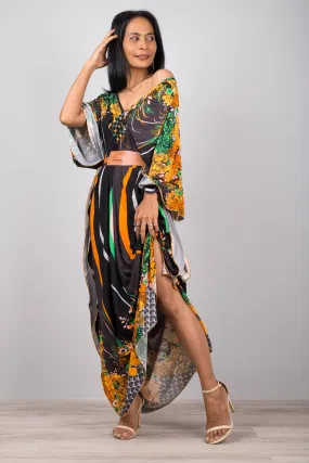 Floral kaftan dress