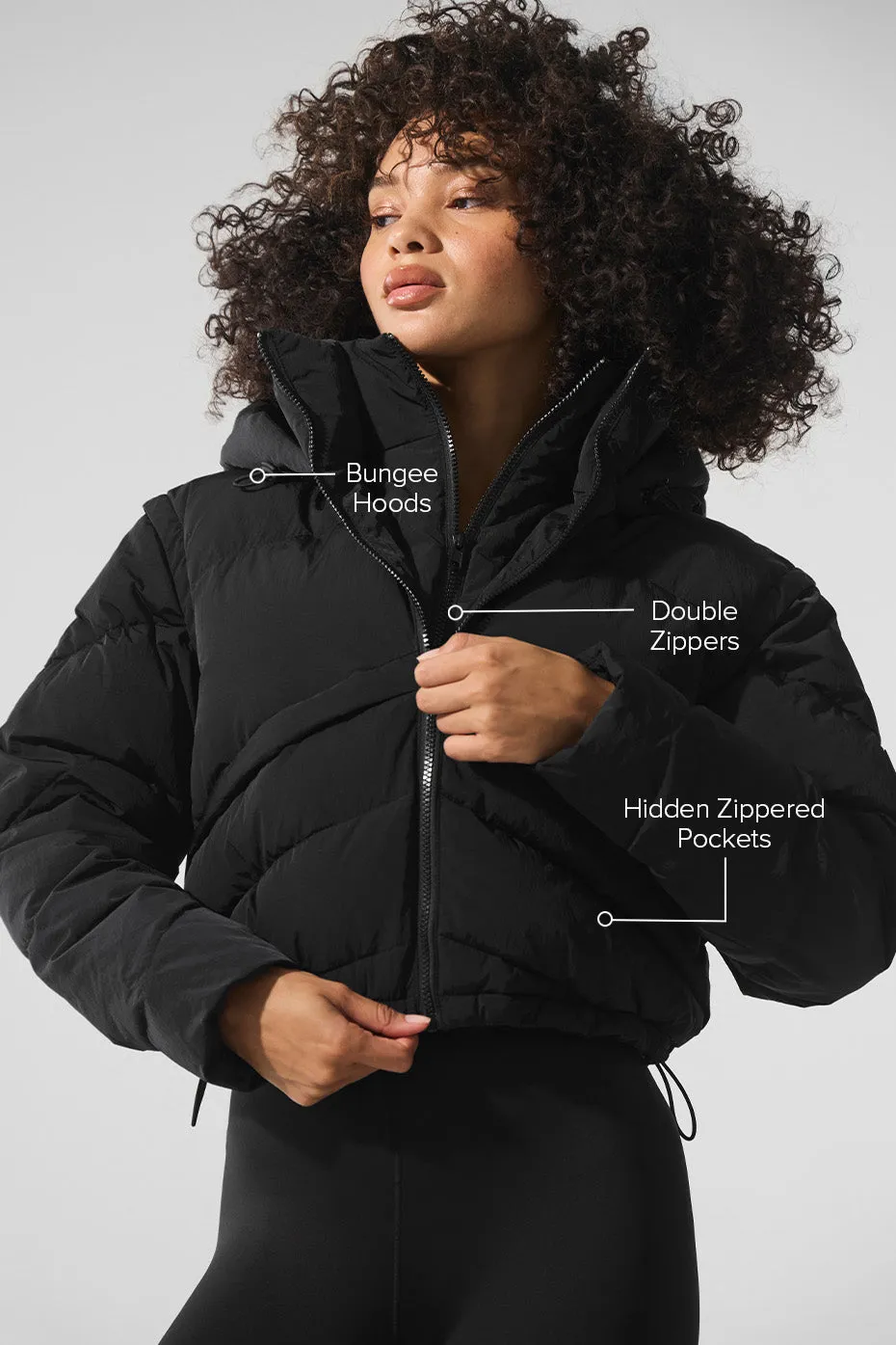 Glacier Puffer - Black