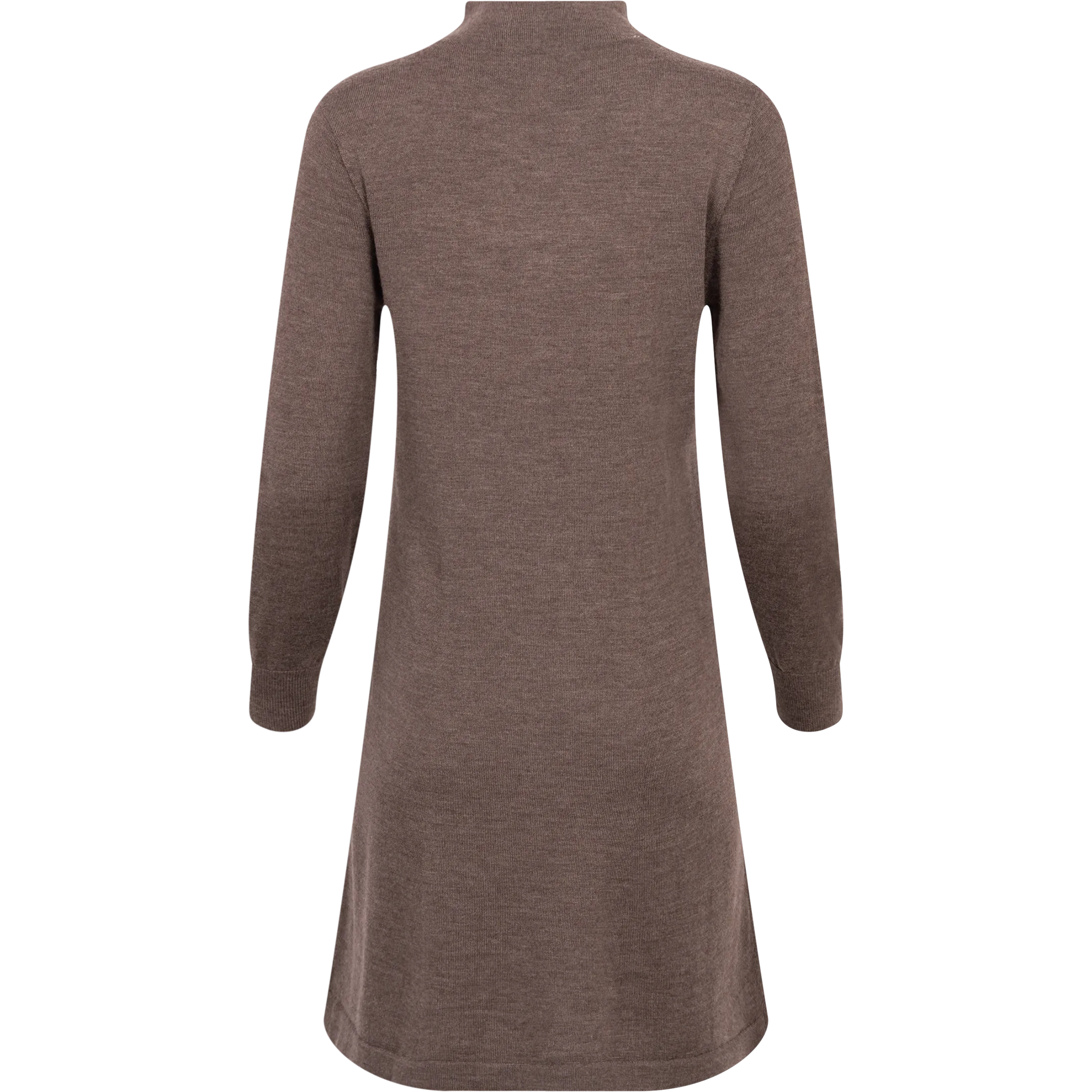 Hanni LS Knit Dress - Brownie Melange