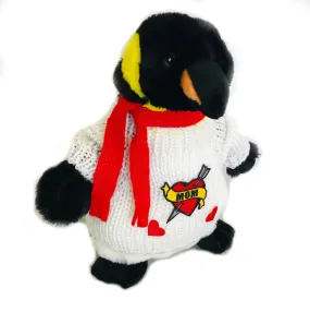 Happy Mother's Day I Love Mom Emperor Penguin Plush (10" Tall)