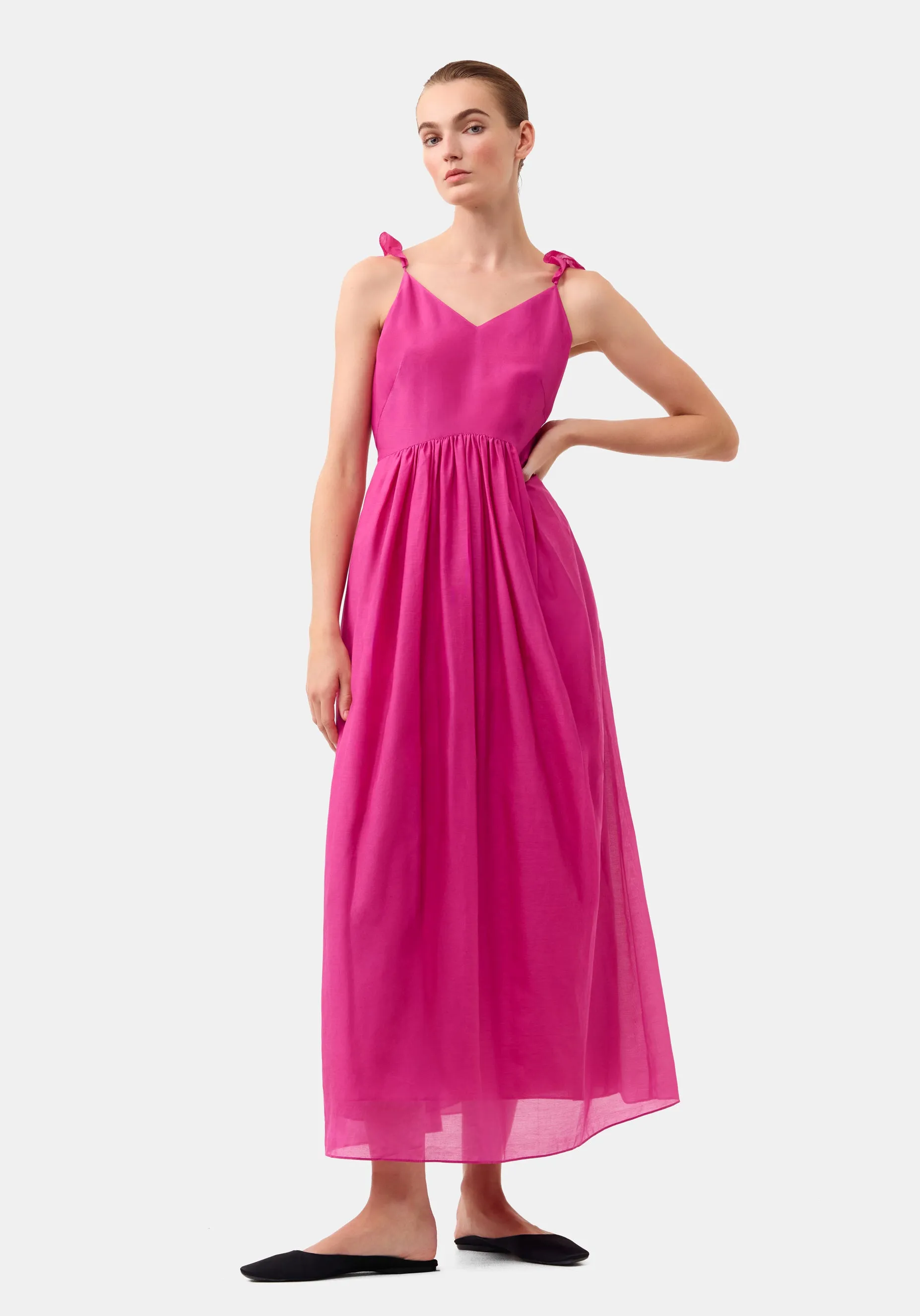 Harper Maxi Dress_Magenta