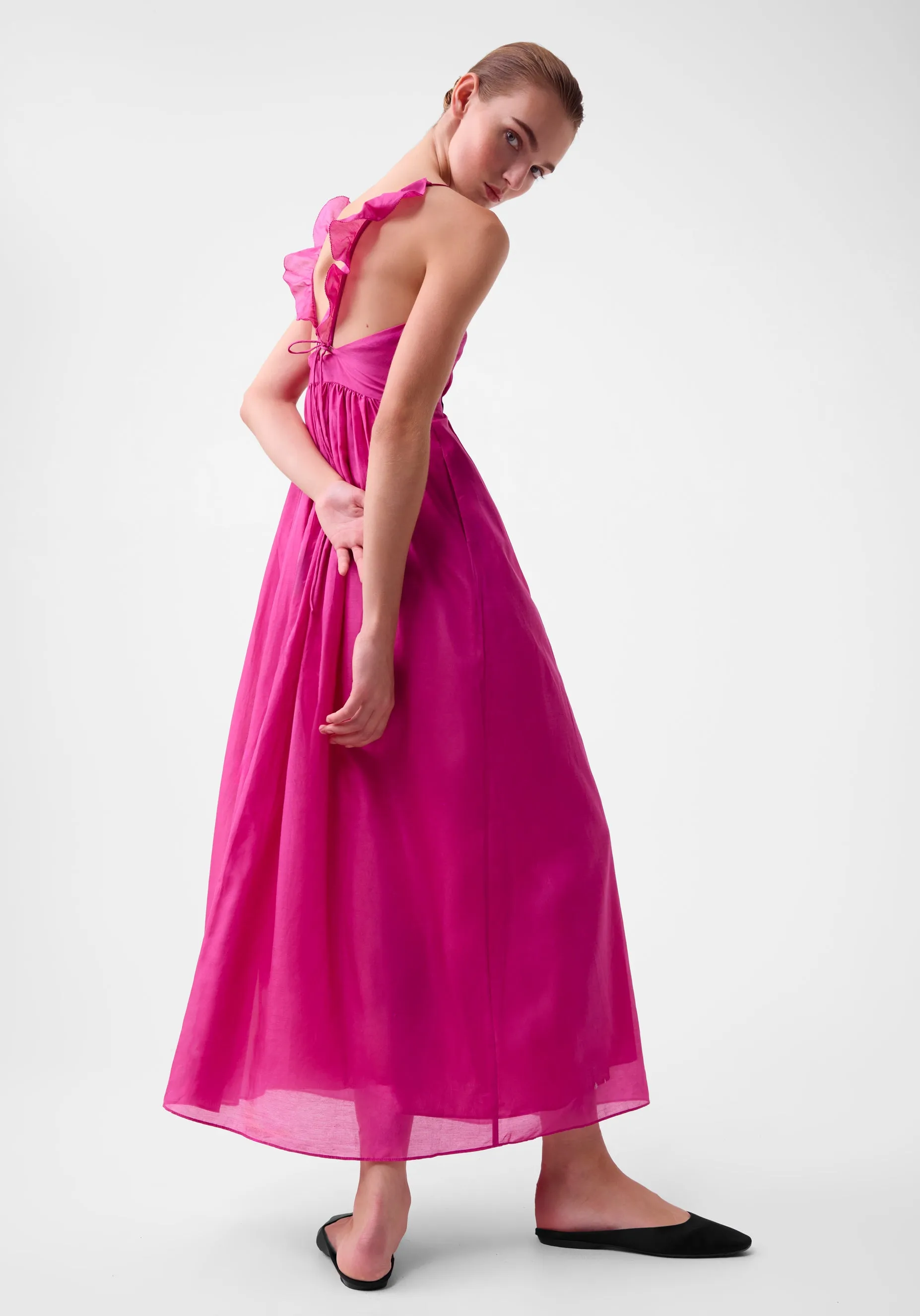 Harper Maxi Dress_Magenta