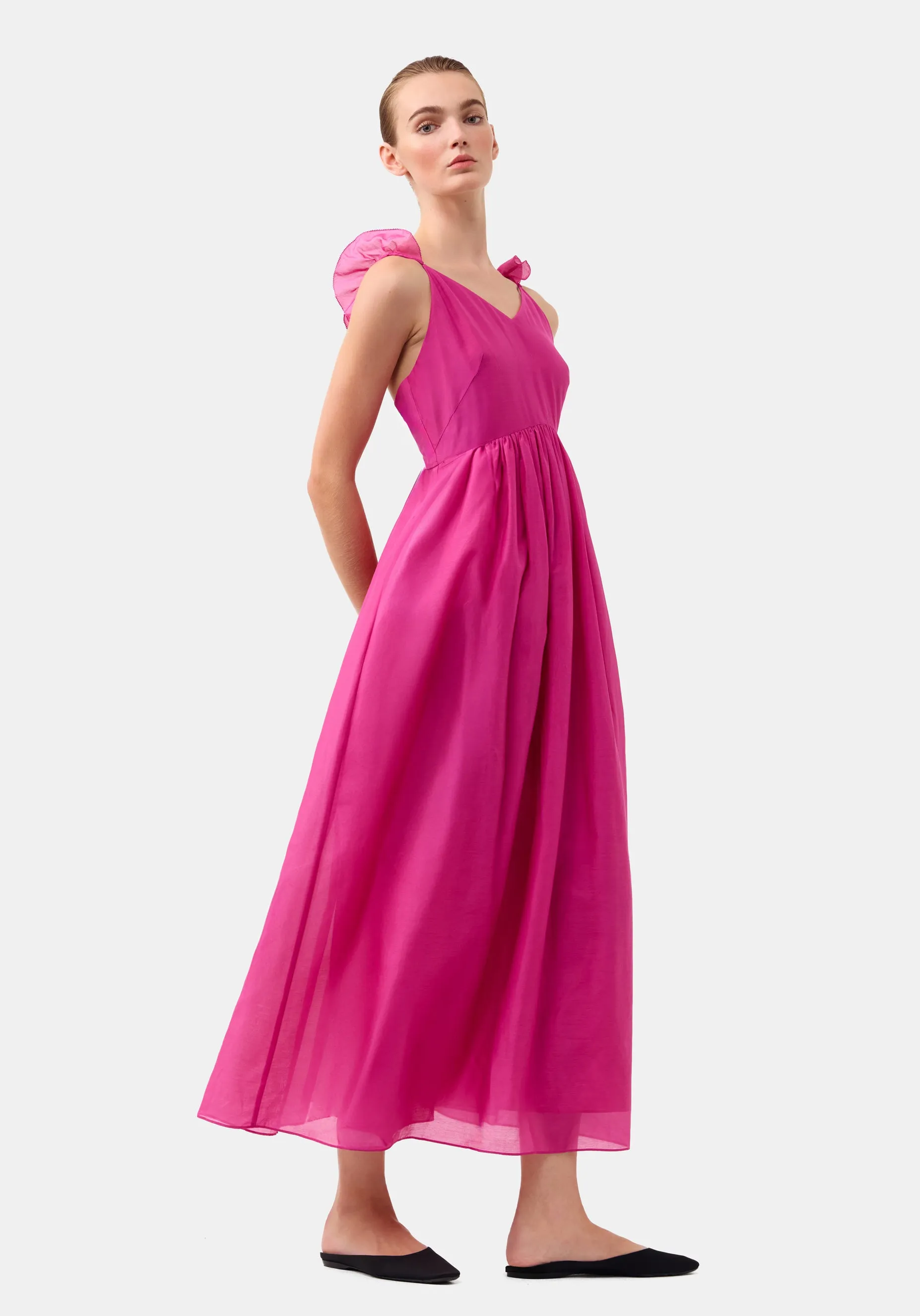 Harper Maxi Dress_Magenta