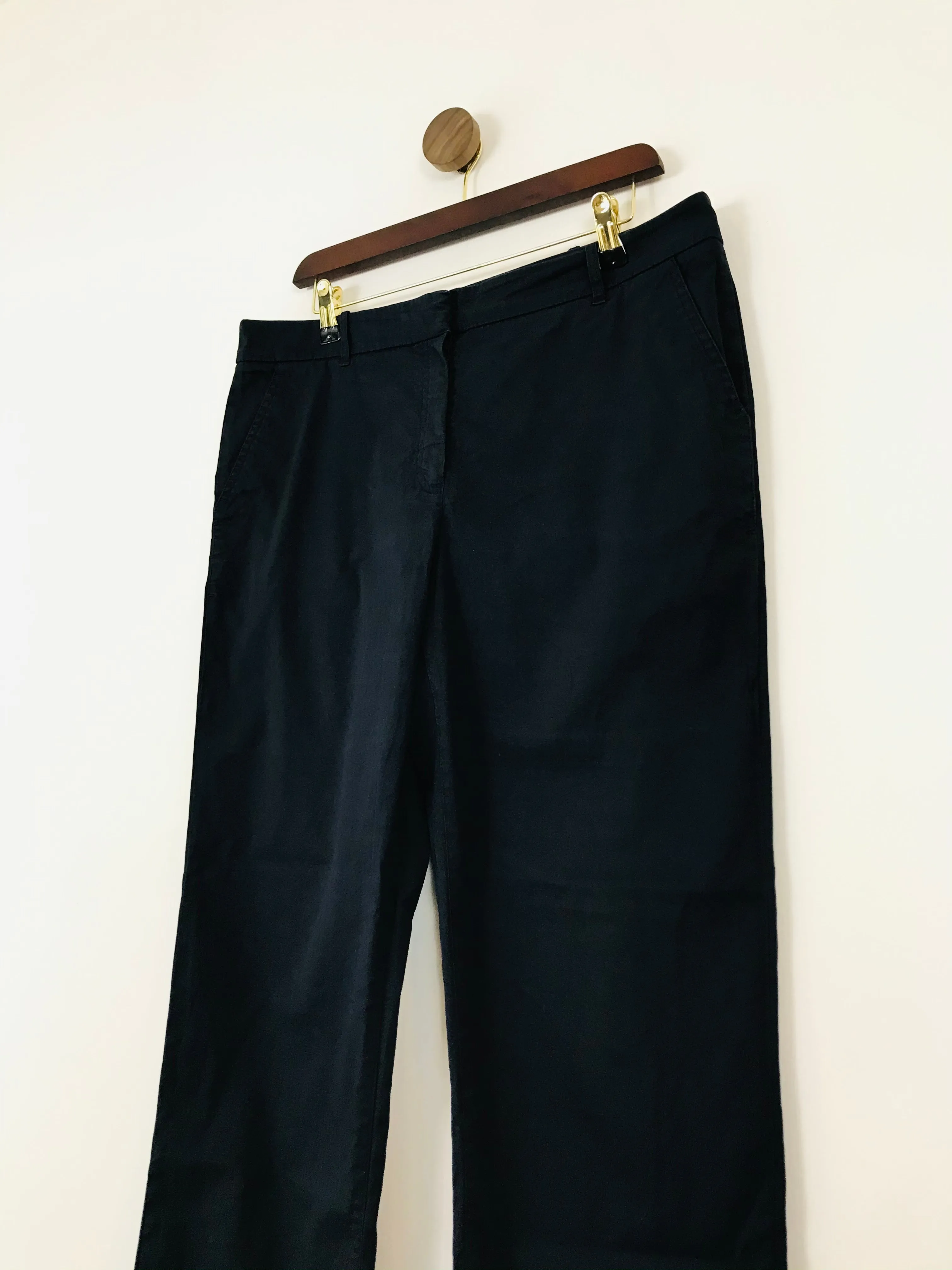 Hobbs Women’s Straight Chino Trousers | UK14 | Navy Blue