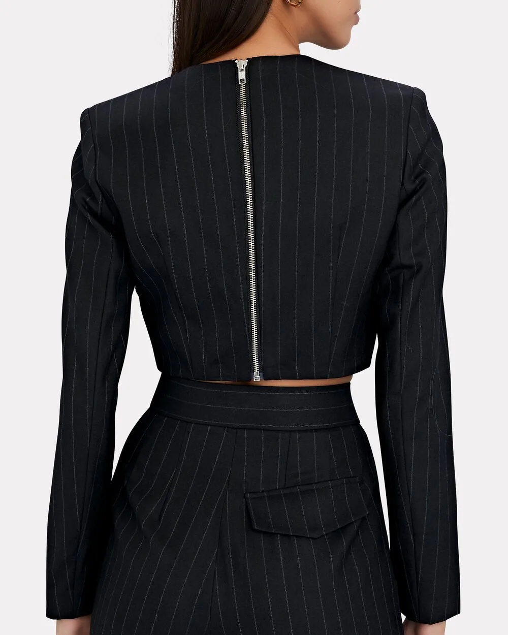 Janelle Pinstripe Top