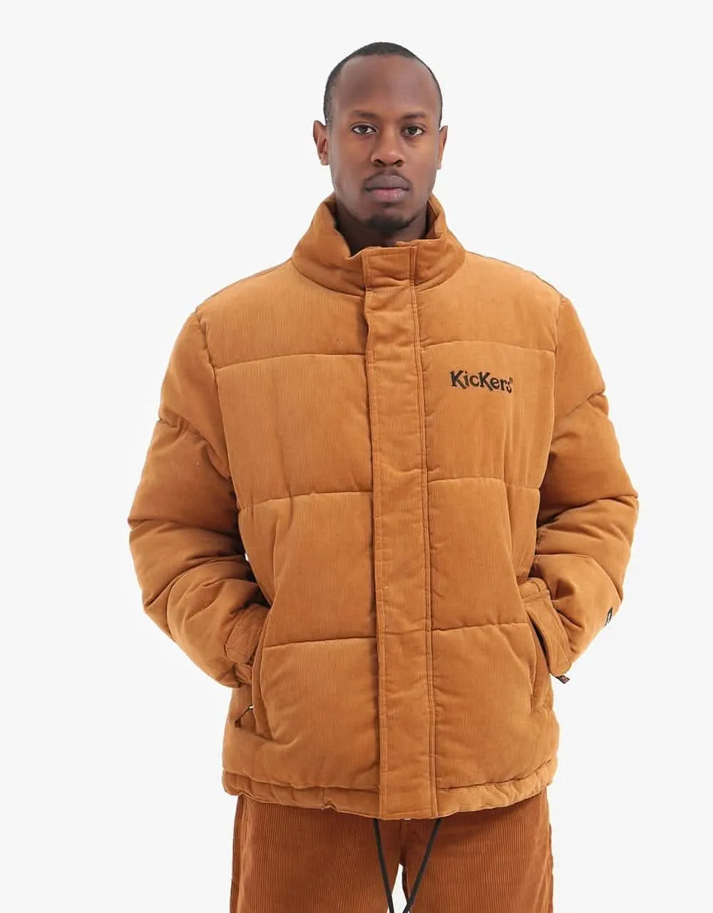 Kickers® Cord Puffer Jacket - Cathay Spice