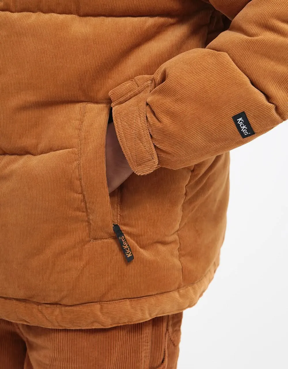 Kickers® Cord Puffer Jacket - Cathay Spice