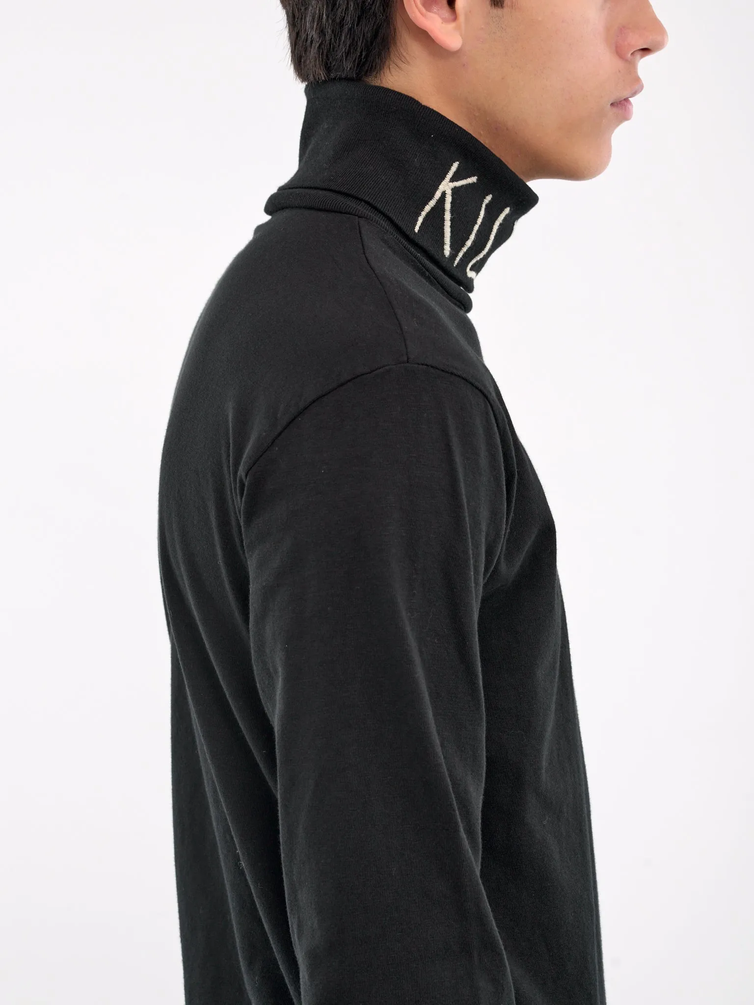 Killer Embroidered Turtleneck (K2409LC019-BLACK)