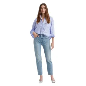 Levi's pantalone jeans da donna Crop 501 A87460002 blu chiaro