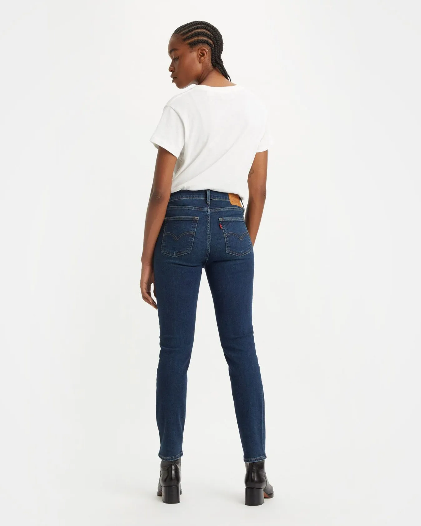 Levi's® Womens 724 High Rise Straight Leg Jeans - Blue Swell