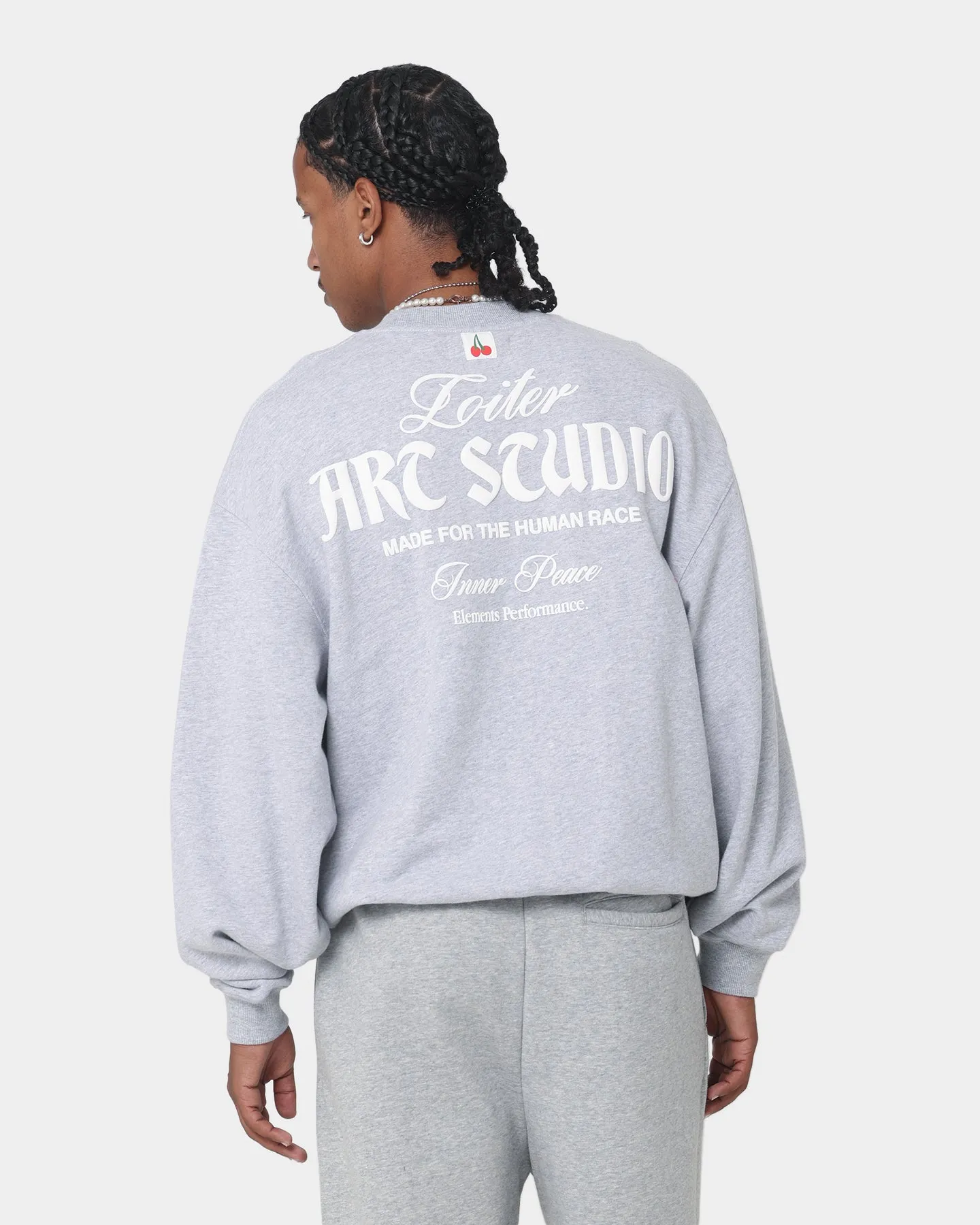 Loiter Art Studio Crewneck Grey