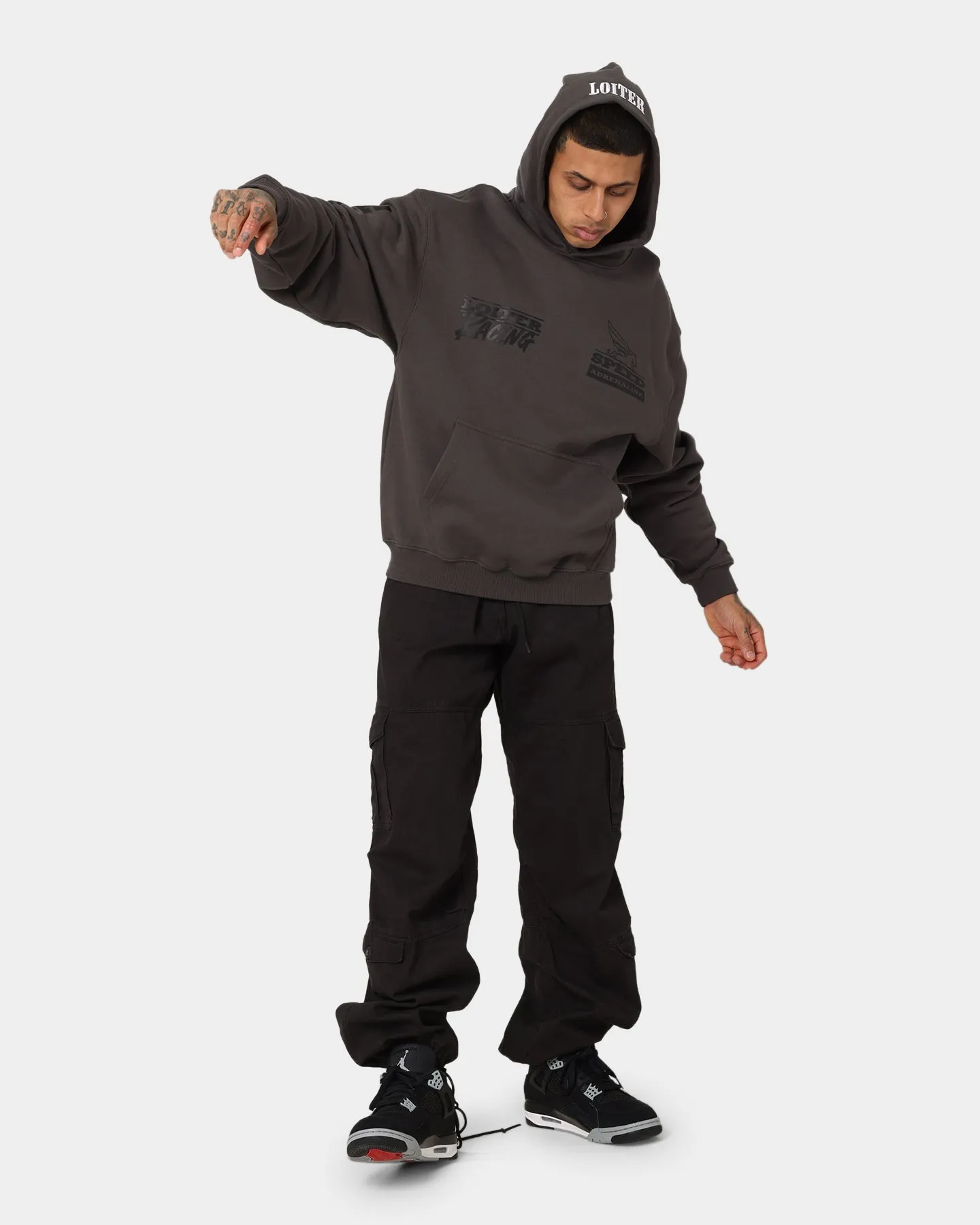 Loiter Team Premium Hoodie Charcoal