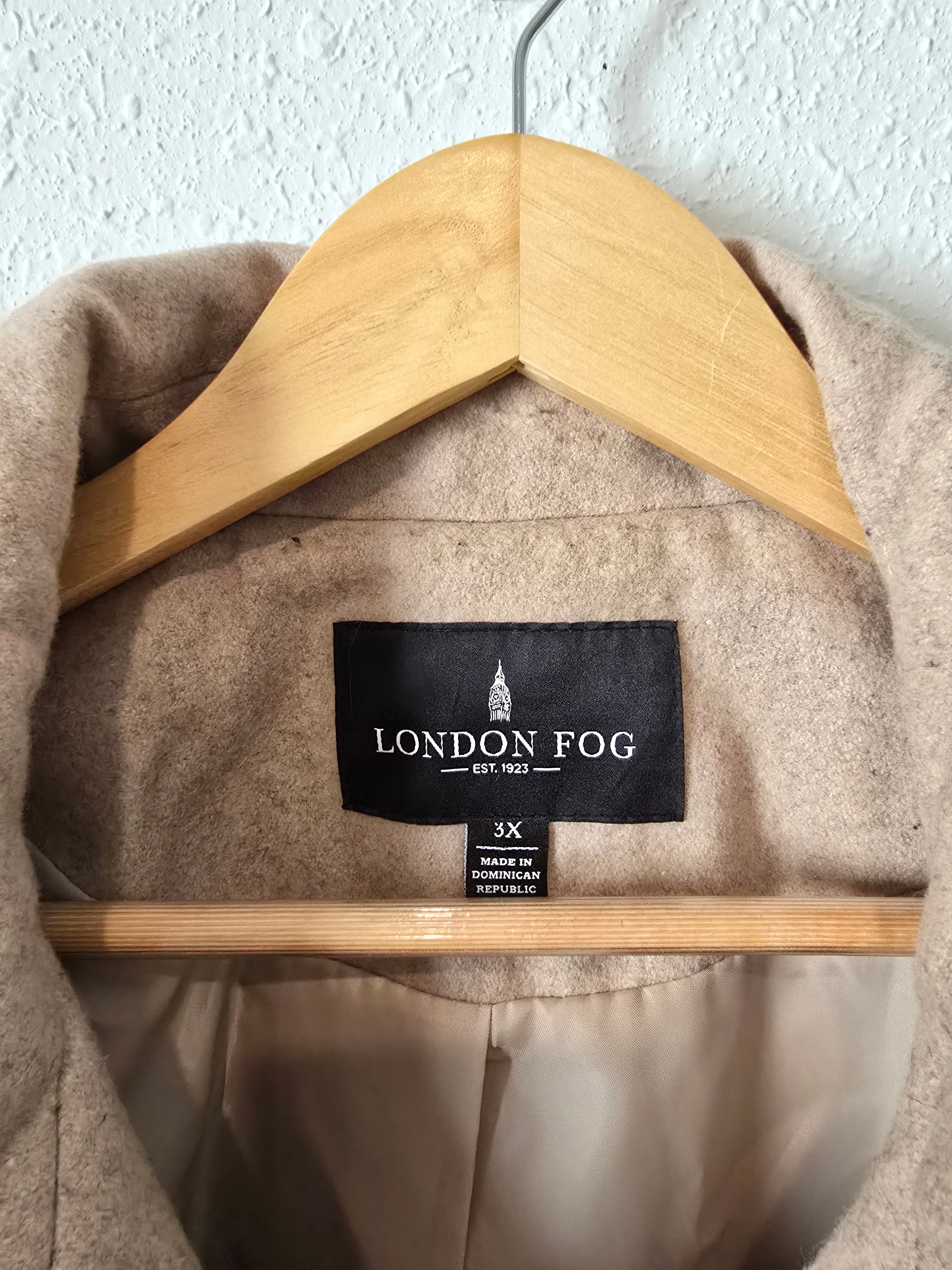 London Fog Wool Blend Peacoat (3X)