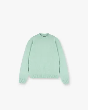 Marled Knit Jumper - Matcha