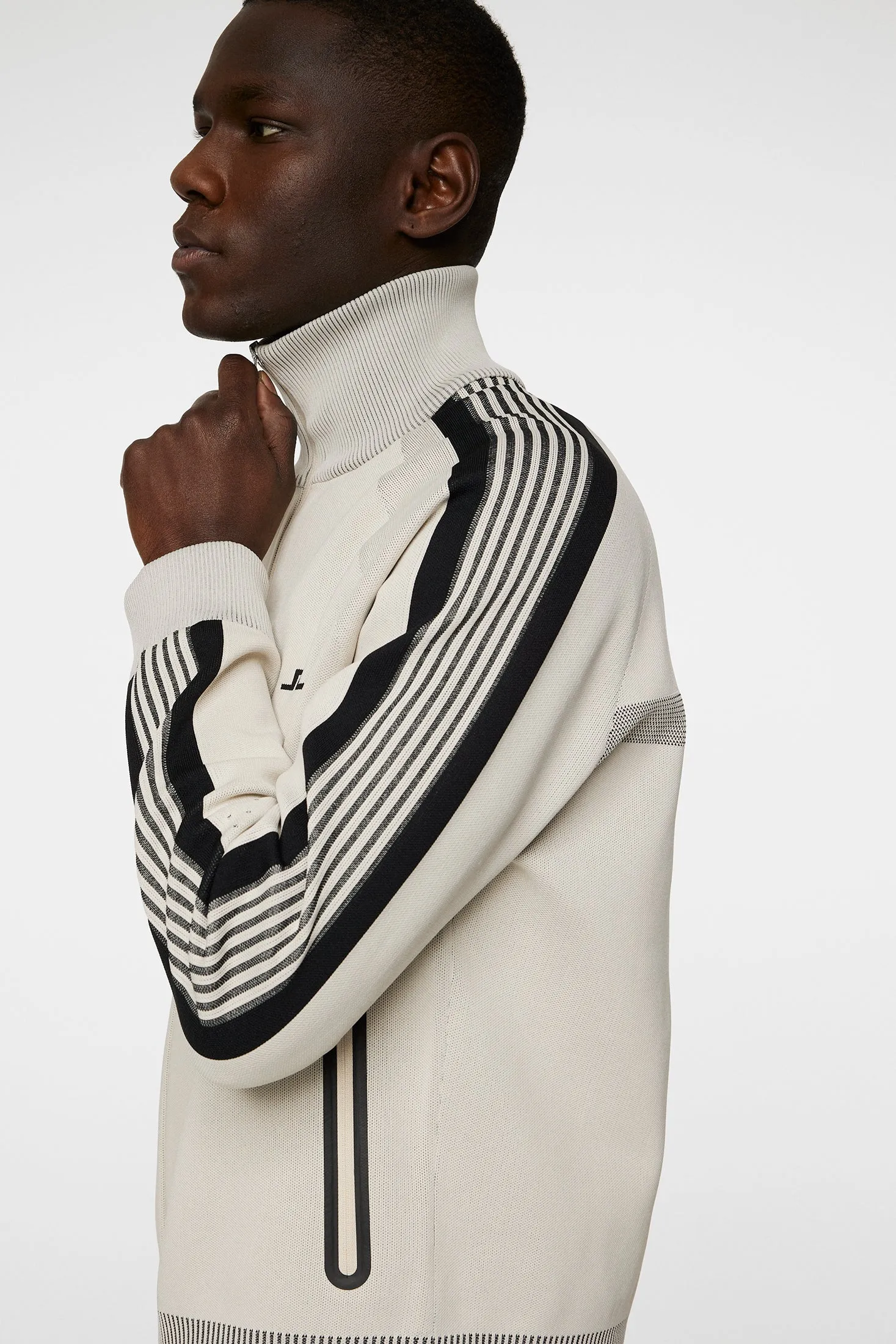 Max Tech Knit Track Jacket / Moonbeam