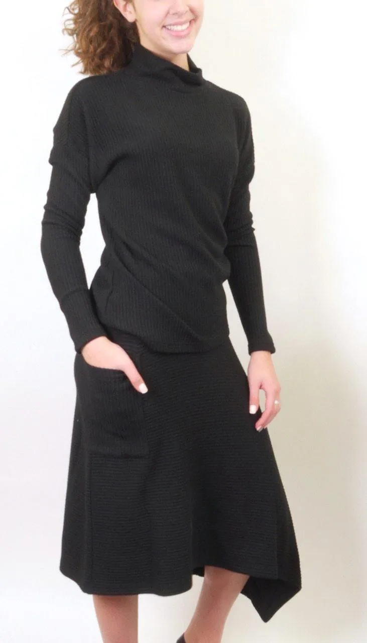 Maxmrkt Knit Ribbed Turtleneck